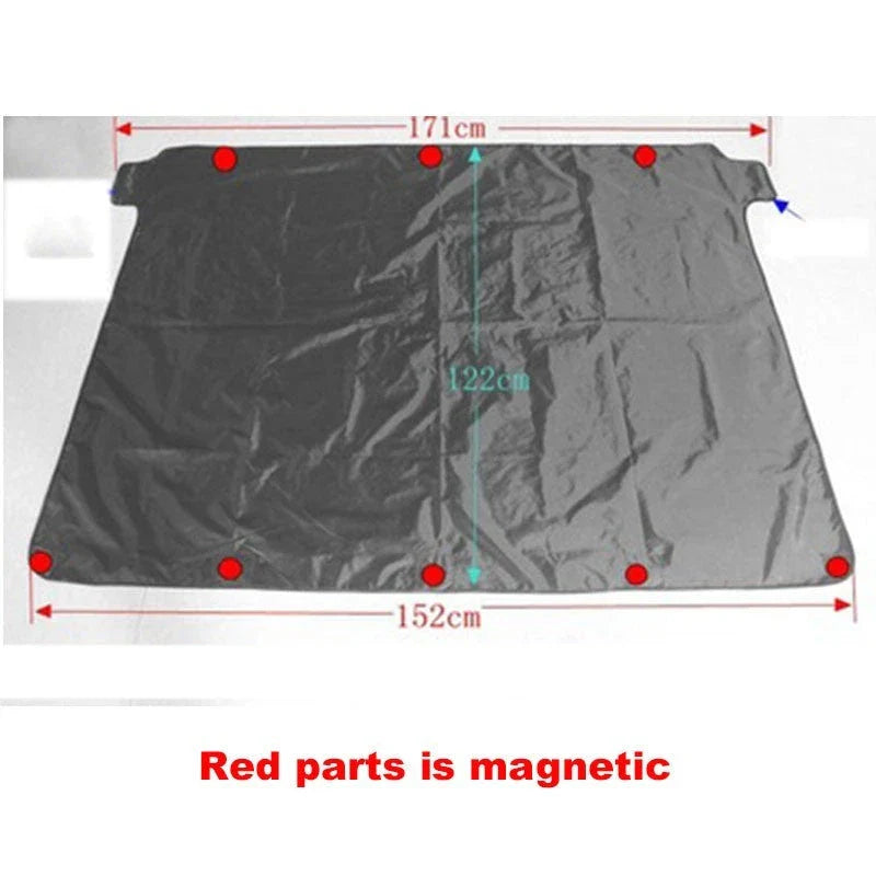 Premium Magnetic Windshield Cover for car protection against snow, hail, frost, and UV rays