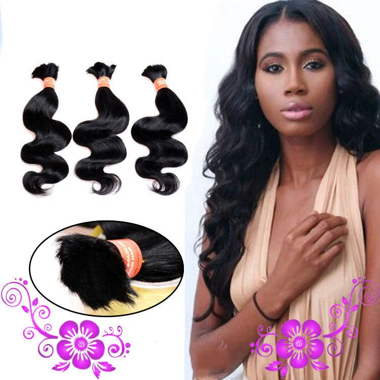 7A body wave human hair extensions in various lengths for natural volume and style