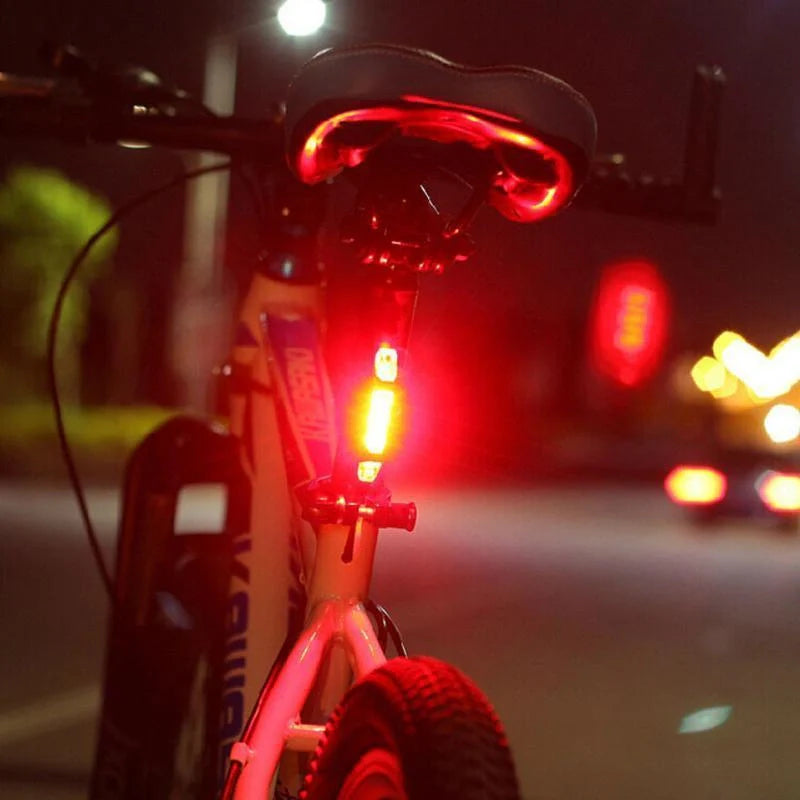 Rechargeable LED bike taillight with waterproof design and multiple lighting modes
