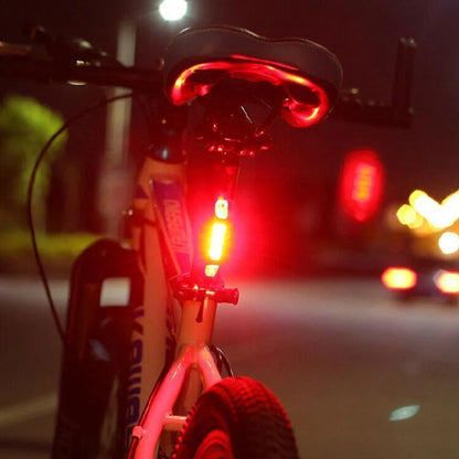 Rechargeable LED bike taillight with waterproof design and multiple lighting modes