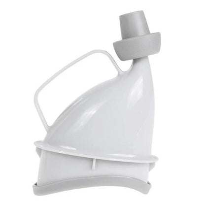 Compact portable urinal for travel and outdoor use, made from durable PP material