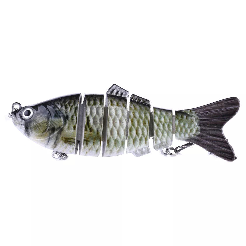 Plastic bait fish with high-strength hooks for effective fishing