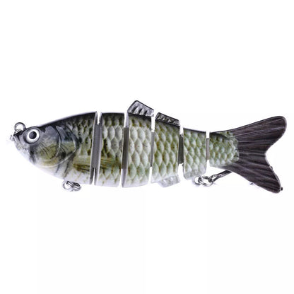 Plastic bait fish with high-strength hooks for effective fishing