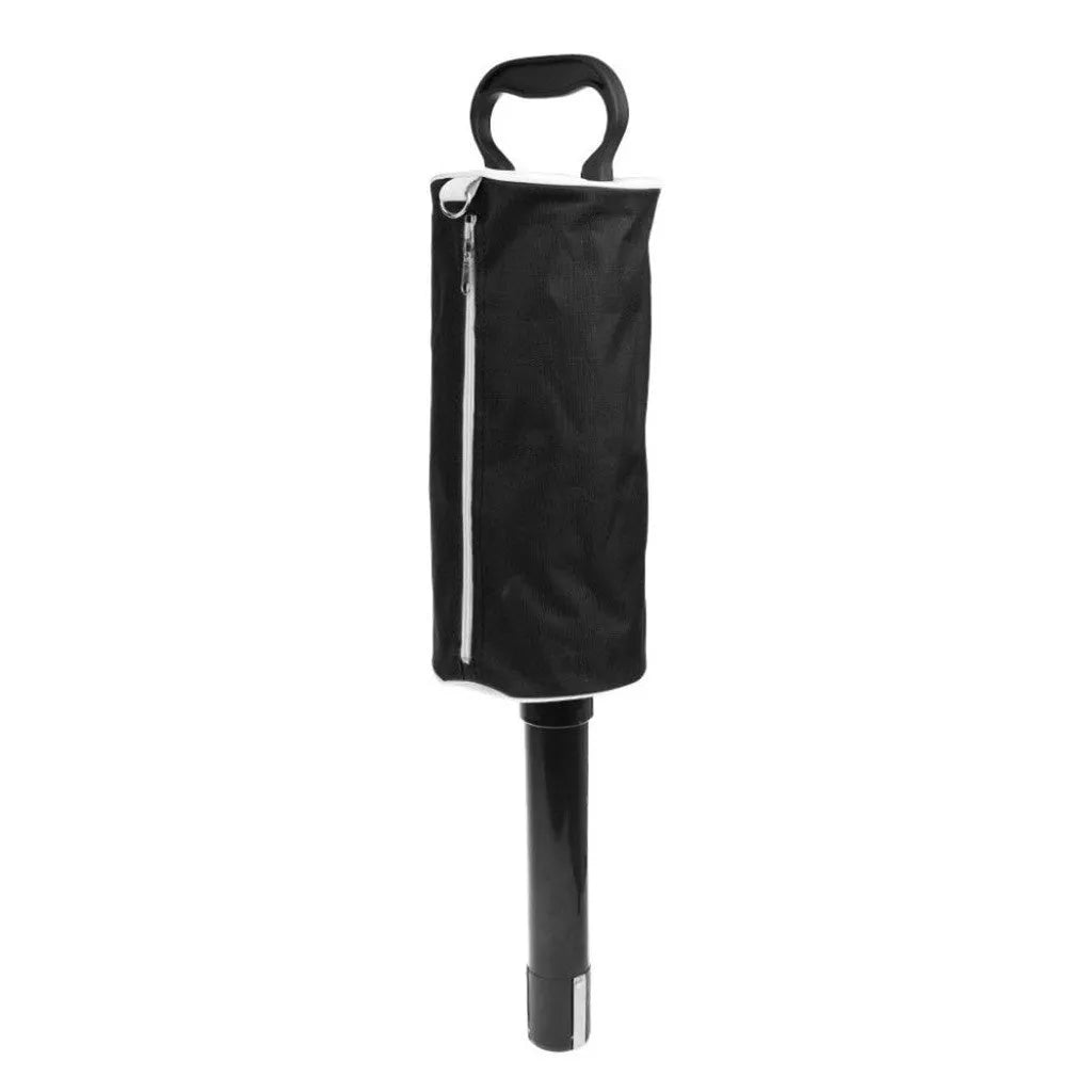 Golf ball picker with detachable plastic tube and durable nylon bag