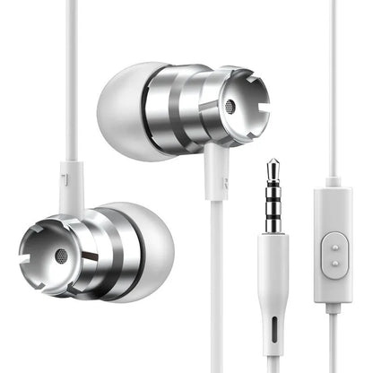 Metal turbo in-ear wired headphones with 3.5mm plug in multiple colour options