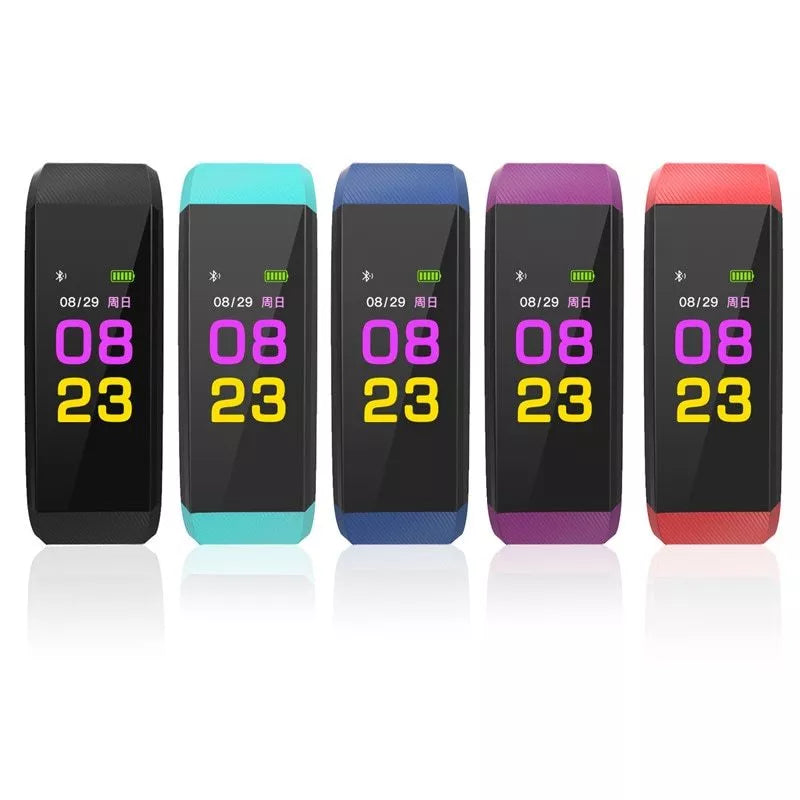 115plus Smart Band fitness tracker with heart rate monitor and color screen