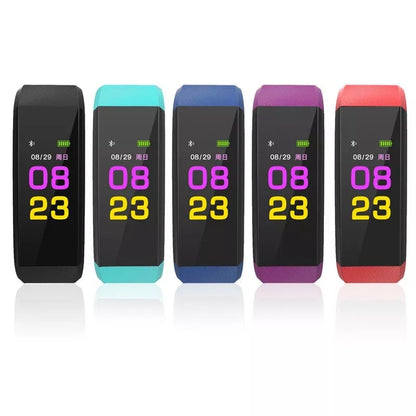 115plus Smart Band fitness tracker with heart rate monitor and color screen