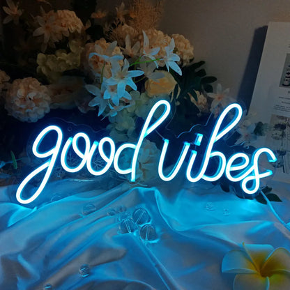 LED letter-shaped neon light with acrylic shell and USB cable, measuring 400mm with five colour style options