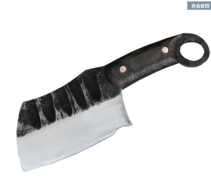 Premium Handmade Chinese Cleaver Knife with ergonomic handle and sharp blade
