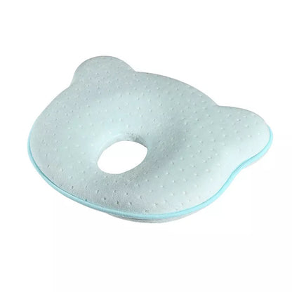 Newborn anti-roll pillow in heart shape for flat head prevention, 21*19*3cm