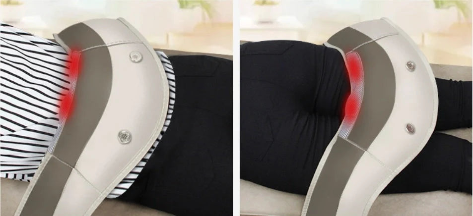 Heating massage shawl for neck, back, and leg relief with hot compress function