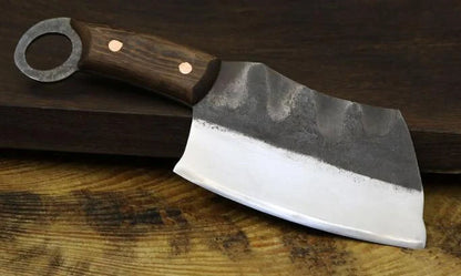 Premium Handmade Chinese Cleaver Knife with ergonomic handle and sharp blade