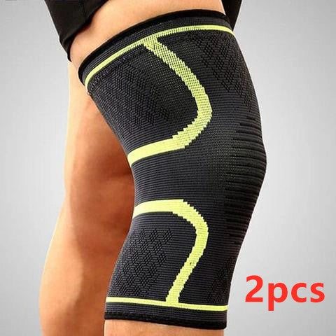 Breathable anti-slip knee support in various colors and sizes