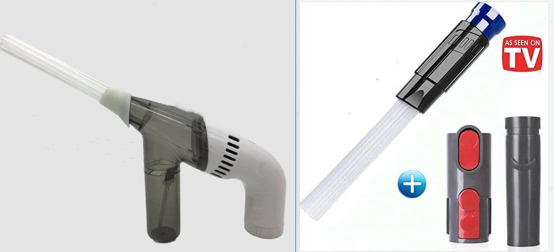 Portable Vacuum Cleaner with Flexible Suction Tubes and Compact Design for Versatile Cleaning