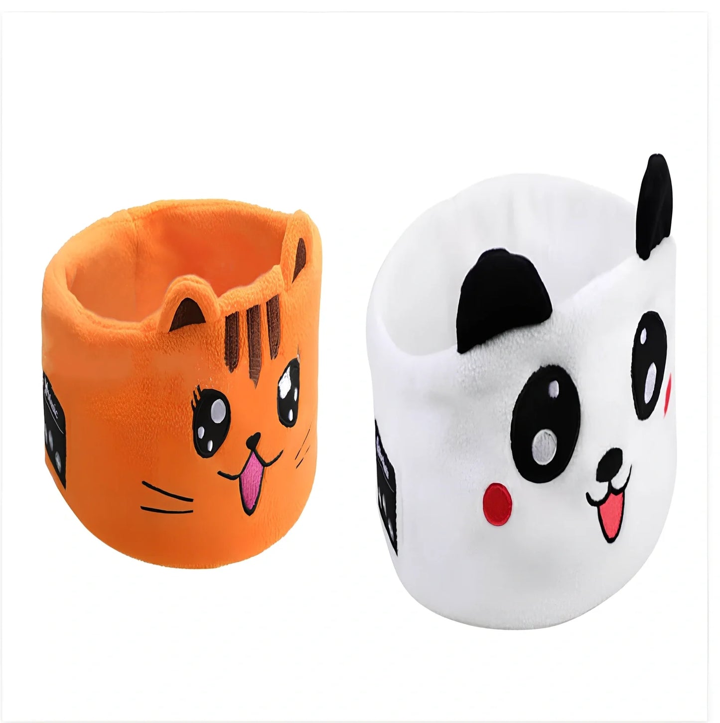 Bluetooth animal headband sleep mask with dinosaur hood showing integrated speakers and wireless design