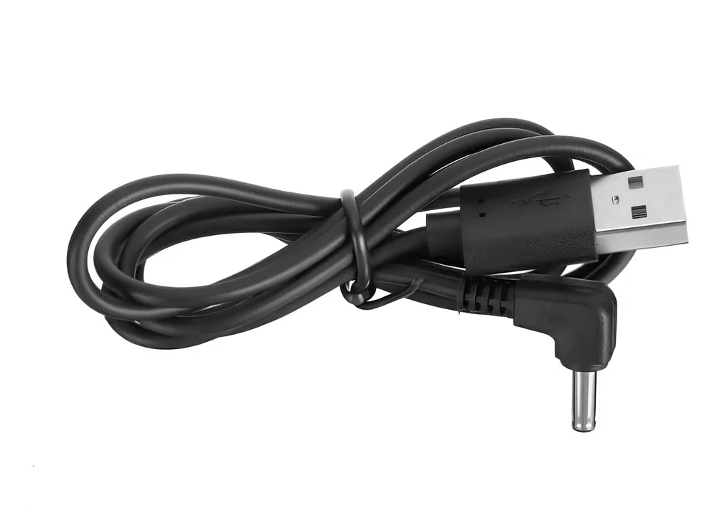 USB LED aroma humidifier with wood grain finish, 300ml capacity, measuring 114mm × 110mm