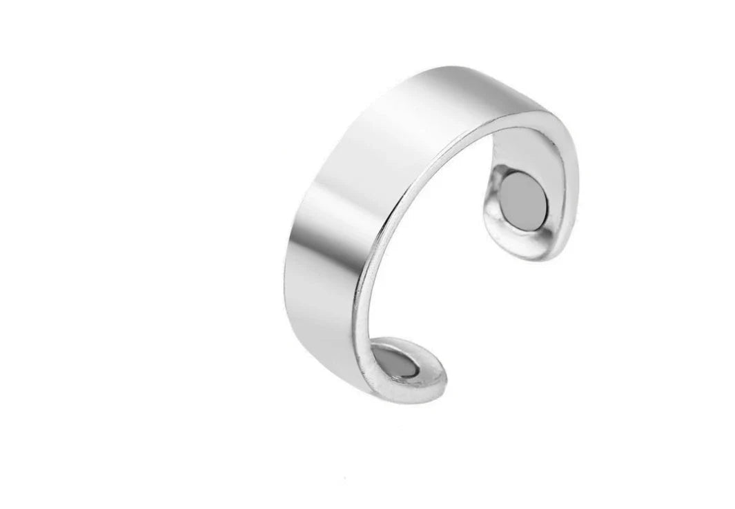 Magnetic Therapy Ring with acupressure design for sleep apnea relief and improved circulation