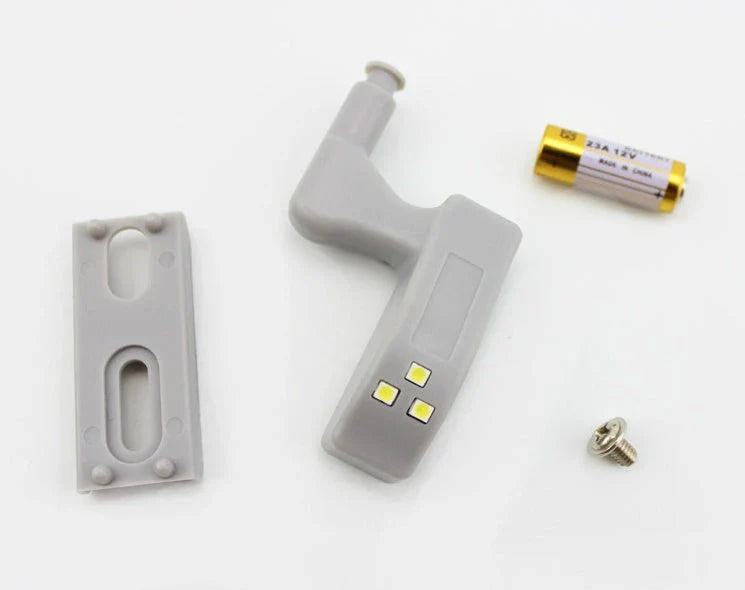 Sensor-activated LED cabinet lights for convenient, hands-free illumination of storage spaces
