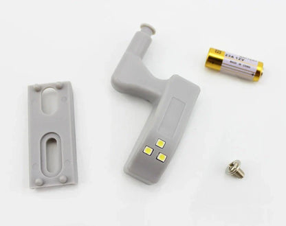 Sensor-activated LED cabinet lights for convenient, hands-free illumination of storage spaces
