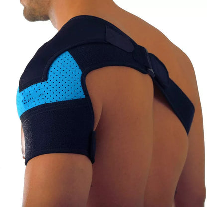 Breathable neoprene sports shoulder pads for basketball players with ice pack pockets