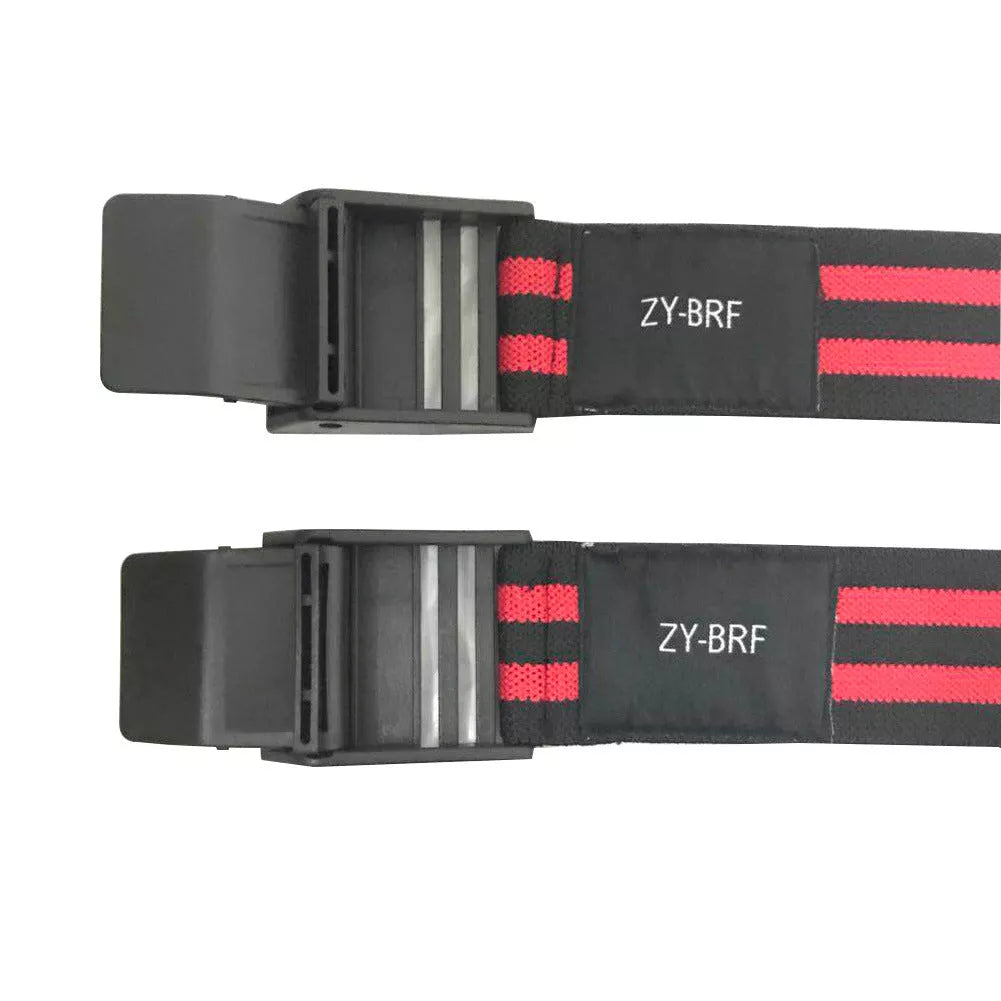 Blood Flow Restriction Training Belt with natural latex wire elastic band for effective workouts