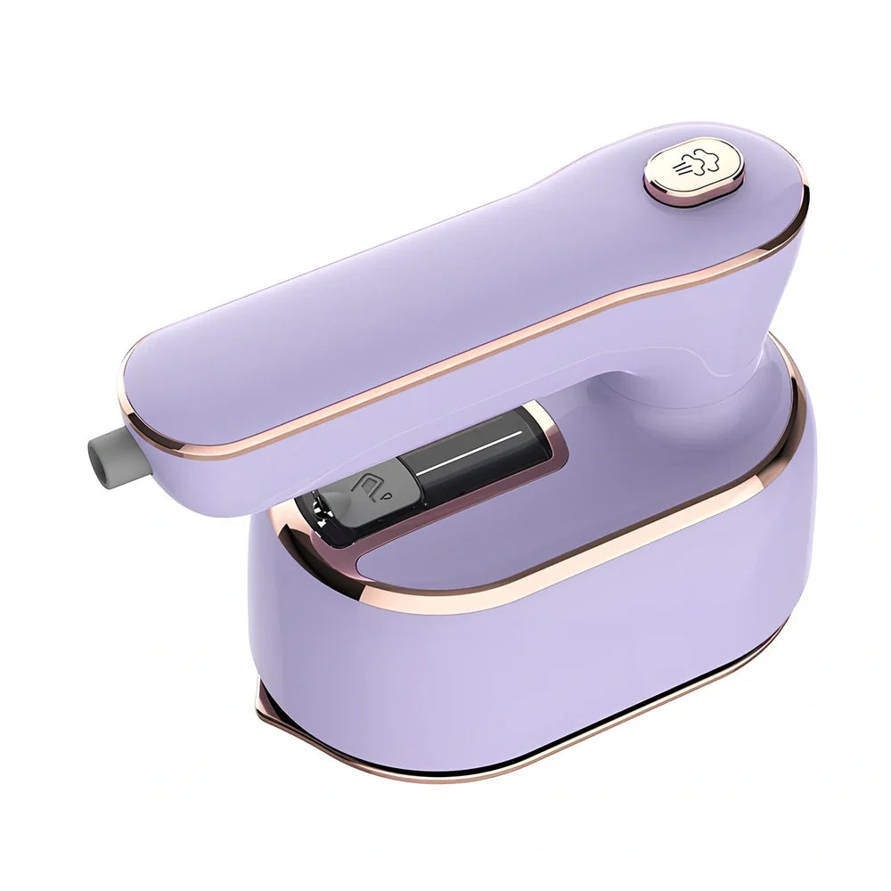 Home Fashion rotating steam hanging iron in light purple colour with mechanical controls and steam function