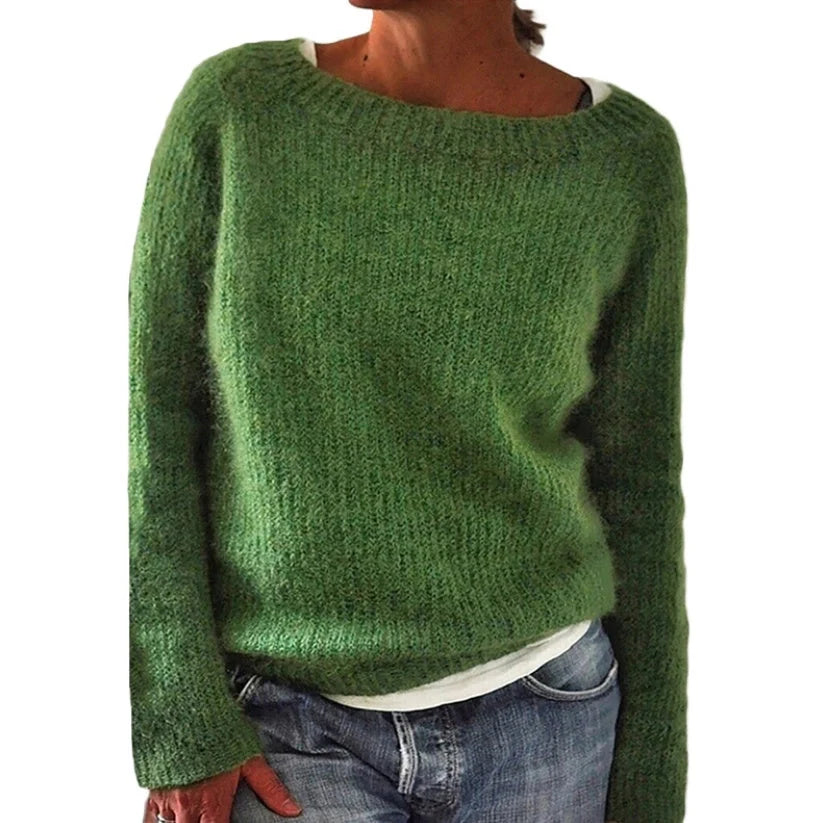 Cozy and stylish knit sweater in a variety of colors and sizes for casual wear