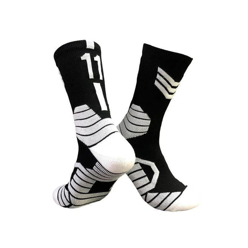 Premium basketball socks with moisture-wicking technology and supportive fit for enhanced sports performance
