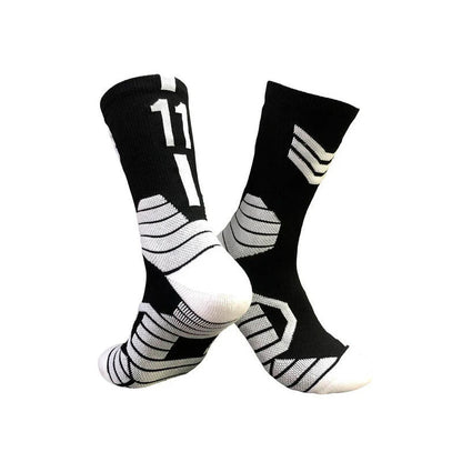 Premium basketball socks with moisture-wicking technology and supportive fit for enhanced sports performance