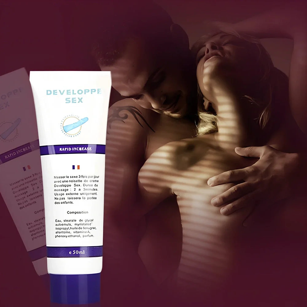 50ml transparent crocodile cream container for male exercise massage with plant extract formula