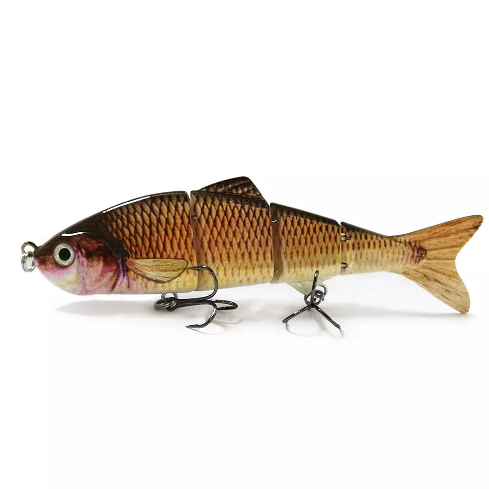 Luya Multi-section Fishing Bait: 16.5cm ABS Plastic Bionic Lure for effective fishing