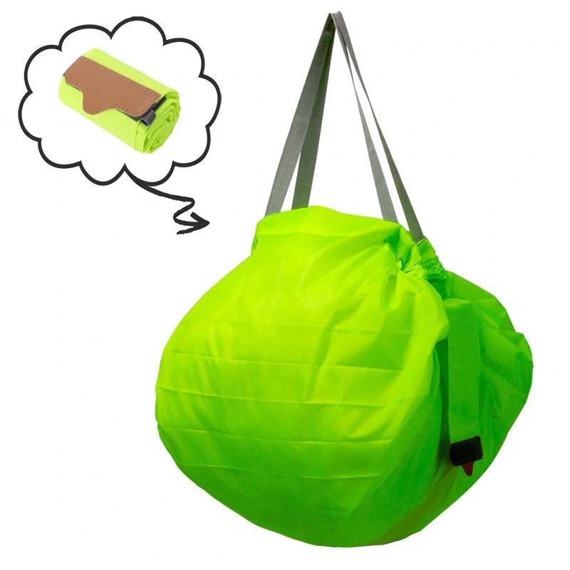 Dorathye Foldable Waterproof Shopping Bags in various colors, showcasing large capacity and durable design