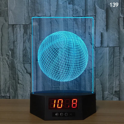 Glowing 3D dolphin LED night light on a table with remote control