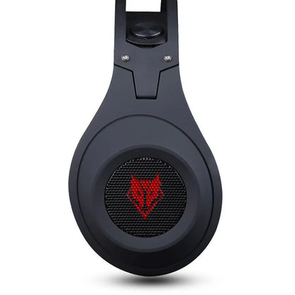 NUBWO N2 black gaming headset with microphone and adjustable headband