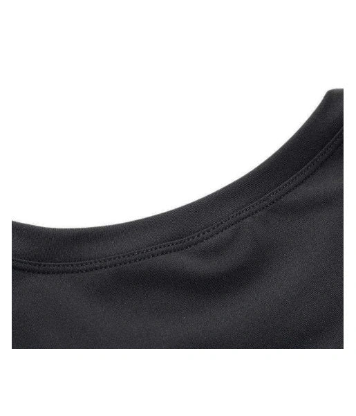 Men's quick-dry compression long sleeve top for enhanced workout performance