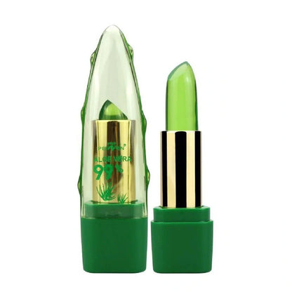 Aloe Vera Gel Color Changing Lipstick Gloss with personalized shade and deep hydration