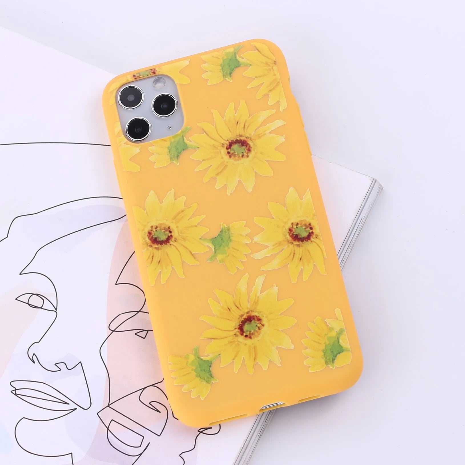 TPU mobile phone case for Apple iPhone in a selection of multi-colour painted back cover designs.