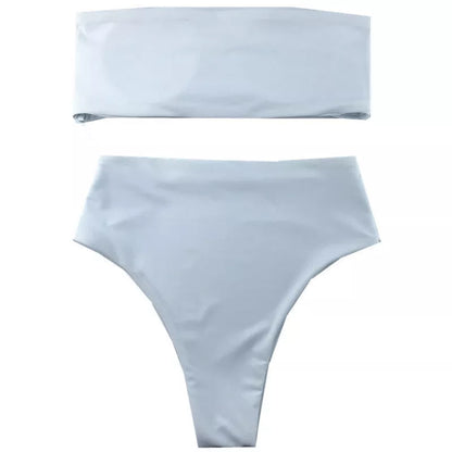 Summer swimwear bikini in various colors with quick-dry fabric and backless design