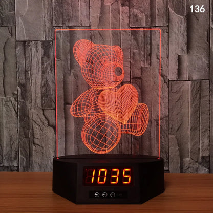 Glowing 3D dolphin LED night light on a table with remote control