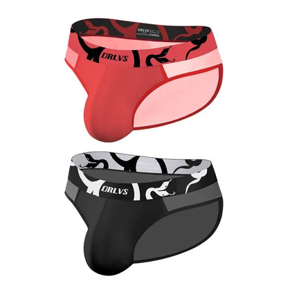 Men's low waist boxer shorts in breathable modal mesh, solid black, pink or red, sizes M to XXL