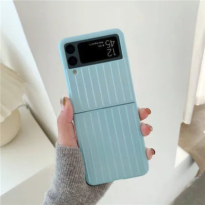 Samsung Z Flip3 flip case in seven colours with 0.8mm PC shell and solid-colour design