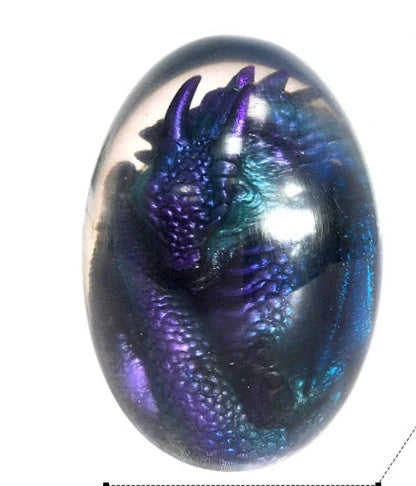 Lava Dragon Egg Desktop Decoration Dinosaur Egg Resin Crafts in various colors and styles