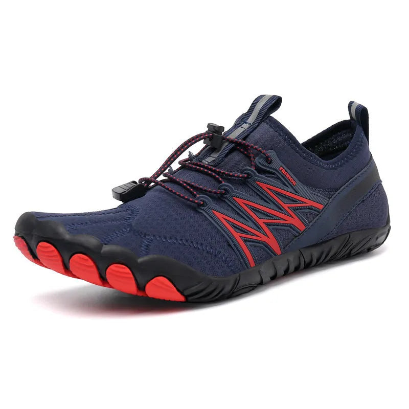 Indoor fitness training shoes with non-slip rubber soles and mesh lining in multiple colour options