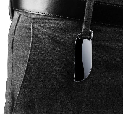 Keychain Voice Recorder with Metal and Zinc Alloy Construction, High-Definition Audio Capture, and Versatile 3-in-1 Functionality