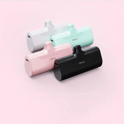 Mini ultra-thin power bank 4500mAh, 77x47x26mm, 92g, in white black pink green or red