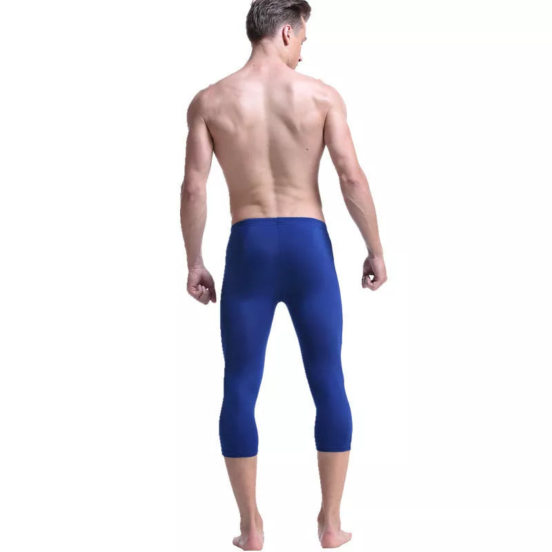 Nylon semi-light swimming pool sports casual pants in various colors
