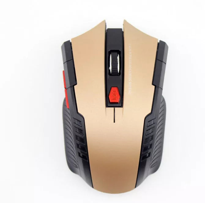 2.4G Wireless Optical Gaming Mouse with adjustable DPI settings in multiple colors