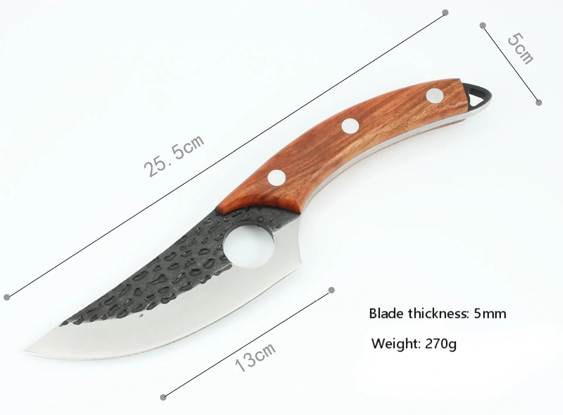 Handcrafted stainless steel boning knife with ergonomic handle for precision cooking tasks