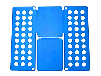 Adjustable clothes folding board showing 40x48cm and 68x57cm sizes with PP+PE construction