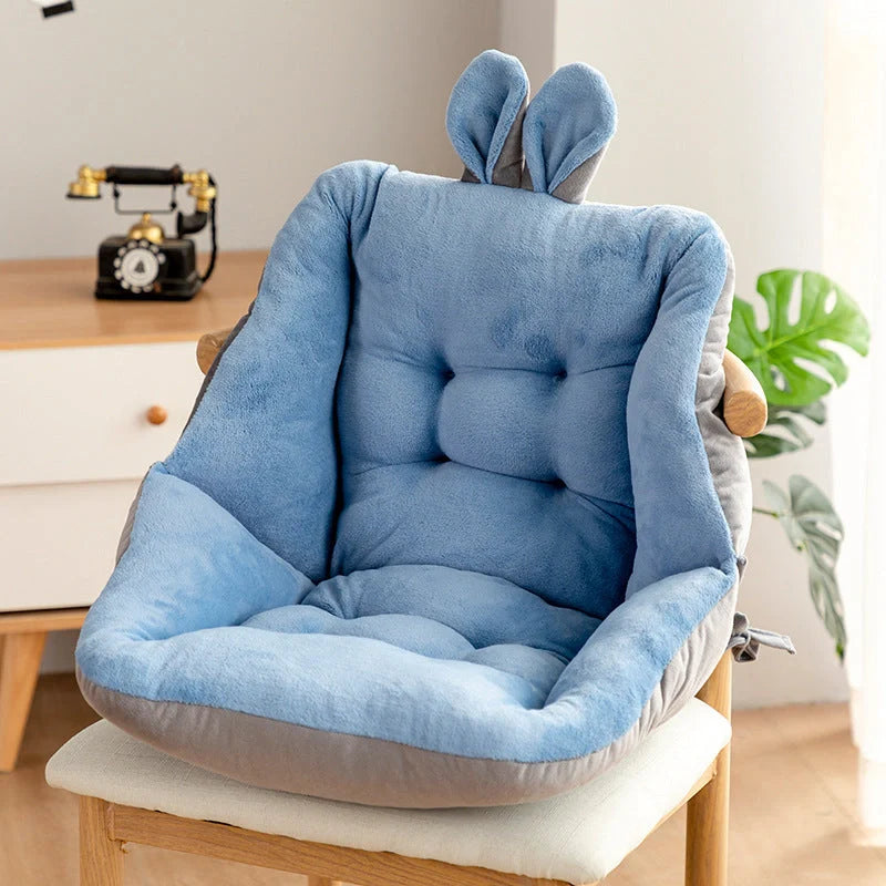 Premium plush seat cushion with quick-rebound technology for exceptional comfort and support
